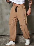 kkboxly  Men's Trendy Plus Size Casual Pants Cargo Pants Outdoor With Pockets