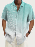 2025 kkboxly  Men's Plus Size Hawaiian Floral Button Up Shirt - Comfortable and Stylish for Vacation, Beach, and Leisurewear