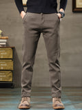 kkboxly  Men's Semi-formal Skinny Pants For Fall Winter Business