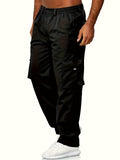 kkboxly  Men's Multi Pocket Cargo Pants, Comfy Casual Pants Joggers