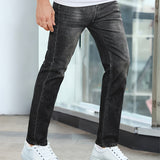 kkboxly  Men's Casual Medium Stretch Jeans, Classic Design Denim Pants