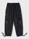 kkboxly  Men's Casual Zipper Pockets Cargo Pants For All Seasons