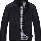 Men's Casual Sports Jacket With Zip Up Pockets