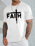 2025 kkboxly  Plus Size Men's Casual Chic Sports T-Shirts, 