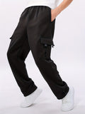 kkboxly  Men's Casual Multi Pockets Joggers Cargo Pants