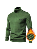 kkboxly  Men's Thermal Underwear Top, Long Sleeve Round Neck High Stretch Shirts, Warm Thickened Tops