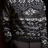 kkboxly  Various Pattern Men's Casual Comfy Round Neck Long Sleeve Sweater For Fall Winter, Festival Gift