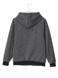 kkboxly  Men's Winter Zip Up Hoodie Fleece Thickened Sweatshirt Warm Heavyweight Coats