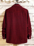 Retro Plaid Pattern Men's Shirt Top Turn-Down Collar Long Sleeve Closure Male Casual Shirt For Men Daily Vacation Streetwear