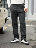 kkboxly  Men's Retro Dress Pants For Fall Winter Business Banquet