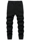 kkboxly Men's Casual Joggers, Trendy Tapered Jeans