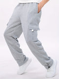 kkboxly  Men's Casual Multi Pockets Joggers Cargo Pants