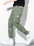 kkboxly  Men's Casual Multi Pockets Cargo Pants Best Sellers