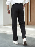 kkboxly  Men's Retro Dress Pants For Fall Winter Business Banquet