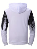 kkboxly  Ink Splatter Print Trendy Sweatshirt, Men's Casual Graphic Design Crew Neck Pullover Sweatshirt For Men Fall Winter