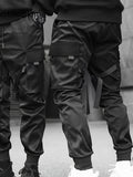 kkboxly Plus Size Men's Cargo Pants Street Style Tactical Pants For Outdoor/workout, Men's Clothing