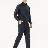 kkboxly  Two Piece Outfits For Men, Men Classic Design Zipper Up Jacket And Sweatpants Drawstring Pants