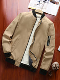 kkboxly  Autumn New Casual Men's Jacket Men's Baseball Jacket Coat