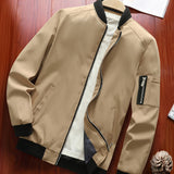 kkboxly  Autumn New Casual Men's Jacket Men's Baseball Jacket Coat