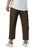 kkboxly  Men's Casual Zipper Pockets Cargo Pants For All Seasons