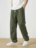 kkboxly  Men's Casual Comfy Straight Leg Sweatpants Sports Pants For Leisure Activities