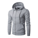 KKBOXLY 2025Men's Sweater  Hooded Zipper Sweater Men's Slim Fit Sports Leisure Sweater Men's Support Printed Logo