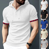 2025KKBOXLY  men's spring and summer casual sports men's short-sleeved t-shirt 2025 tops Popular trade large size waffle hoodie