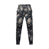 KKBOXLY 2025 New pants men's spring and summer loose straight sports casual trousers skull print oversize trousers