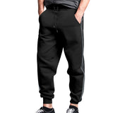 KKBOXLY Cross-border wish ebay men's casual pants spring and summer two-bar sweatpants casual versatile loose leggings