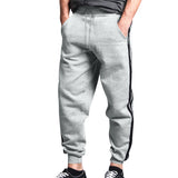 KKBOXLY Cross-border wish ebay men's casual pants spring and summer two-bar sweatpants casual versatile loose leggings