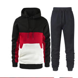 KKBOXLY 2025 New Hot Trade Men's Sports Suit Fashion Casual Spring and Autumn Triple Hooded Sweater Pants Two-piece Set