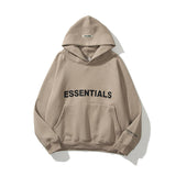 KKBOXLY 2025FEAR double line Essentials trendy brand new products chest cuffs LOGO hot stamping couple hoodie sweater FOG