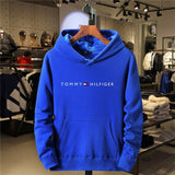 KKBOXLY 2025 Fleece Men's Hooded Sweater Trendy Brand Hot Trade   Hot Trade  Fleece Printed Cap