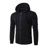 KKBOXLY 2025Men's Sweater  Hooded Zipper Sweater Men's Slim Fit Sports Leisure Sweater Men's Support Printed Logo