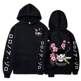 KKBOXLY 2025ONE PIECE Sauron new animation fleece men's and women's hoodies New hooded sweater anime hoodie