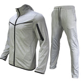 KKBOXLY 2025 Men's sports suit autumn casual wear WISH hot-selling European goods hooded zipper sweater sports suit men