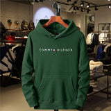 KKBOXLY 2025 Fleece Men's Hooded Sweater Trendy Brand Hot Trade   Hot Trade  Fleece Printed Cap