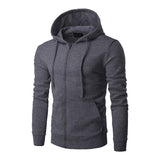 KKBOXLY 2025Men's Sweater  Hooded Zipper Sweater Men's Slim Fit Sports Leisure Sweater Men's Support Printed Logo