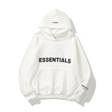 KKBOXLY 2025FEAR double line Essentials trendy brand new products chest cuffs LOGO hot stamping couple hoodie sweater FOG