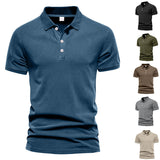 KKBOXLY 2025 24 Summer New Lapel 2025 Sports Men's POLO Shirt Fashion Casual Men's Solid Color Short Sleeve T-Shirt