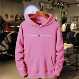 KKBOXLY 2025 Fleece Men's Hooded Sweater Trendy Brand Hot Trade   Hot Trade  Fleece Printed Cap