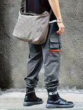 Men's Casual Trendy Street Style Drawstrings Cargo Pants For Holiday