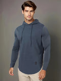 kkboxly  Men's Stylish Casual Thin Long Sleeve Athletic Hoodie