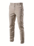 kkboxly  Men's Casual Cotton Slim Pants