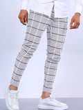 New Striped Casual Pants Men's Breathable Soft Daily Plaid Pants For Spring/Fall