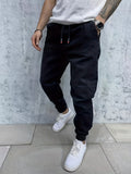 kkboxly Men's Casual Joggers, Trendy Tapered Jeans