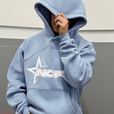 kkboxly  Letter Print Pullover Hoodie, Casual Long Sleeve Kangaroo Pocket Hoodie Sweatshirt, Women's Clothing