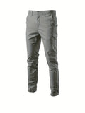 kkboxly  Men's Casual Cotton Slim Pants