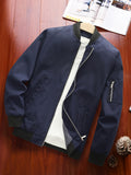 kkboxly  Autumn New Casual Men's Jacket Men's Baseball Jacket Coat