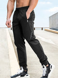 kkboxly  Drawstring Loose Fit Pants Men's Casual Joggers For Men Winter Fall Running Jogging